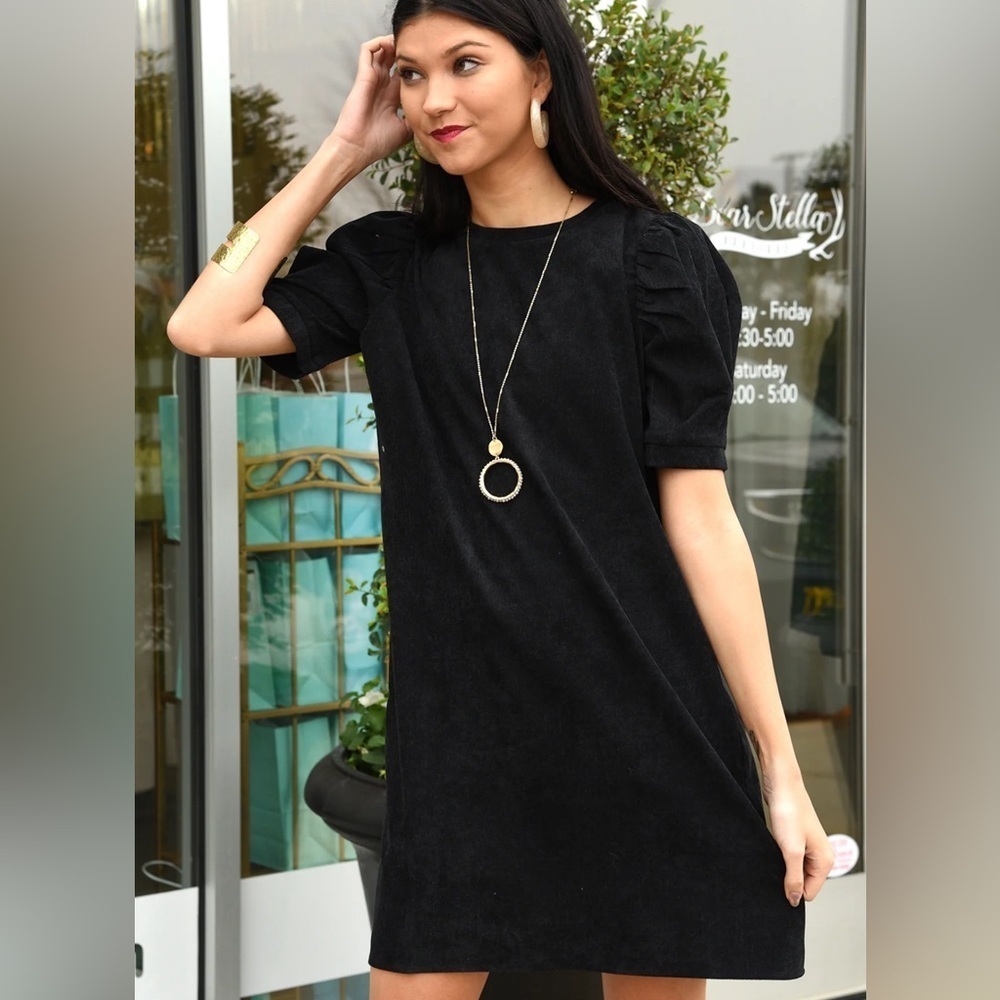 Lany liberty, apparel, black velvet dress